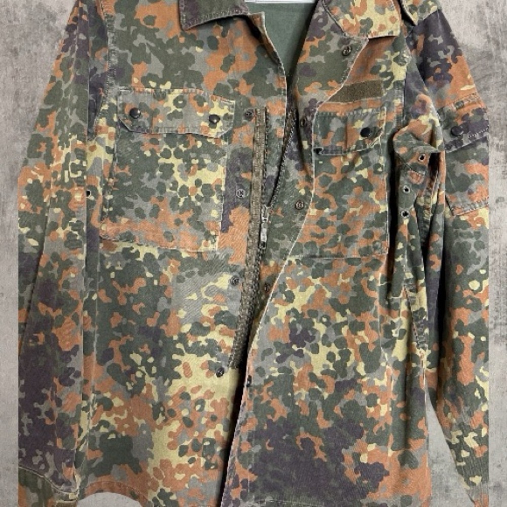 Vintage GE Kohler Flecktarn Field Shirt Jacket German Military 1996 No Flags - Picture 5 of 10